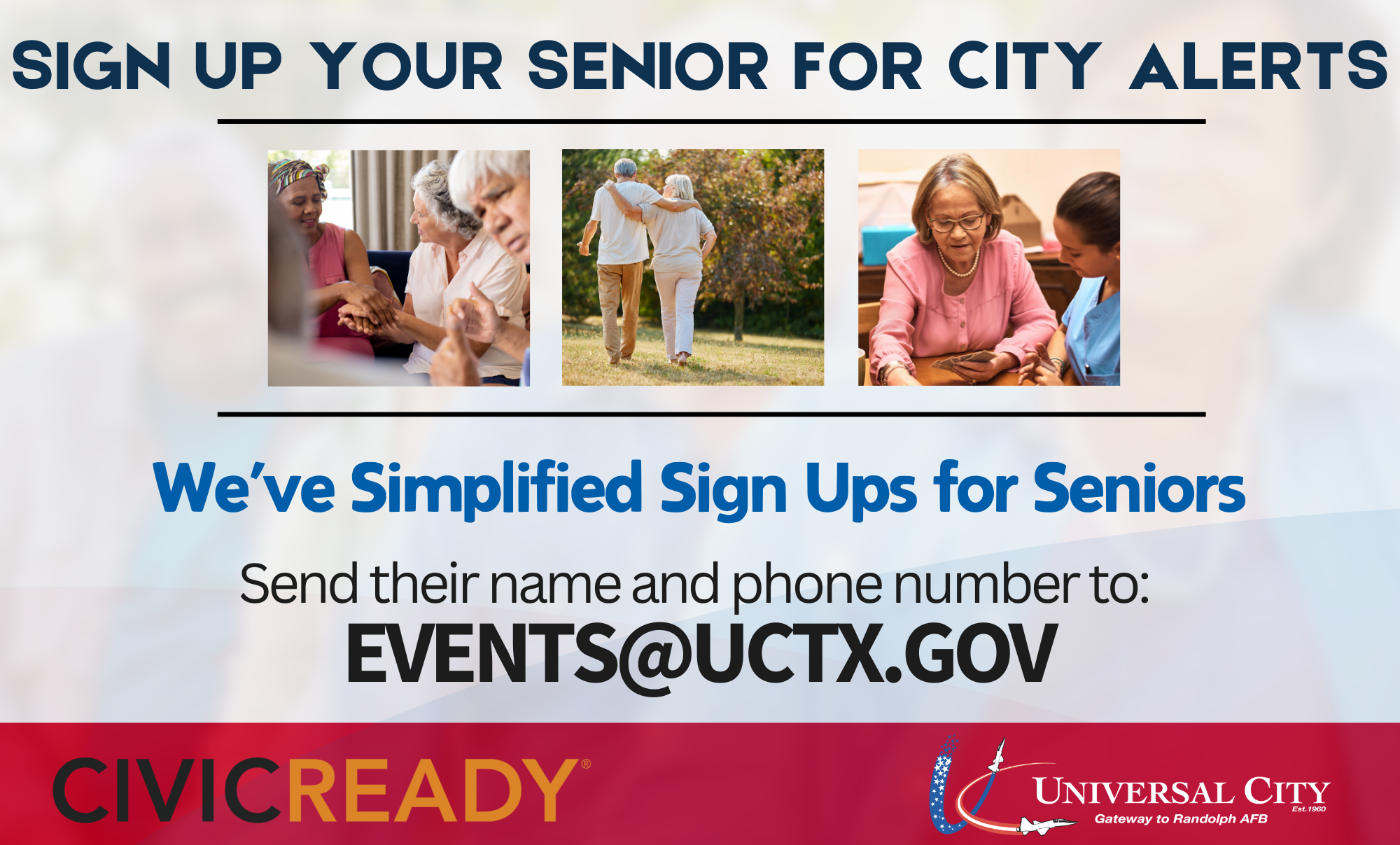 Civic Alerts For Seniors 
