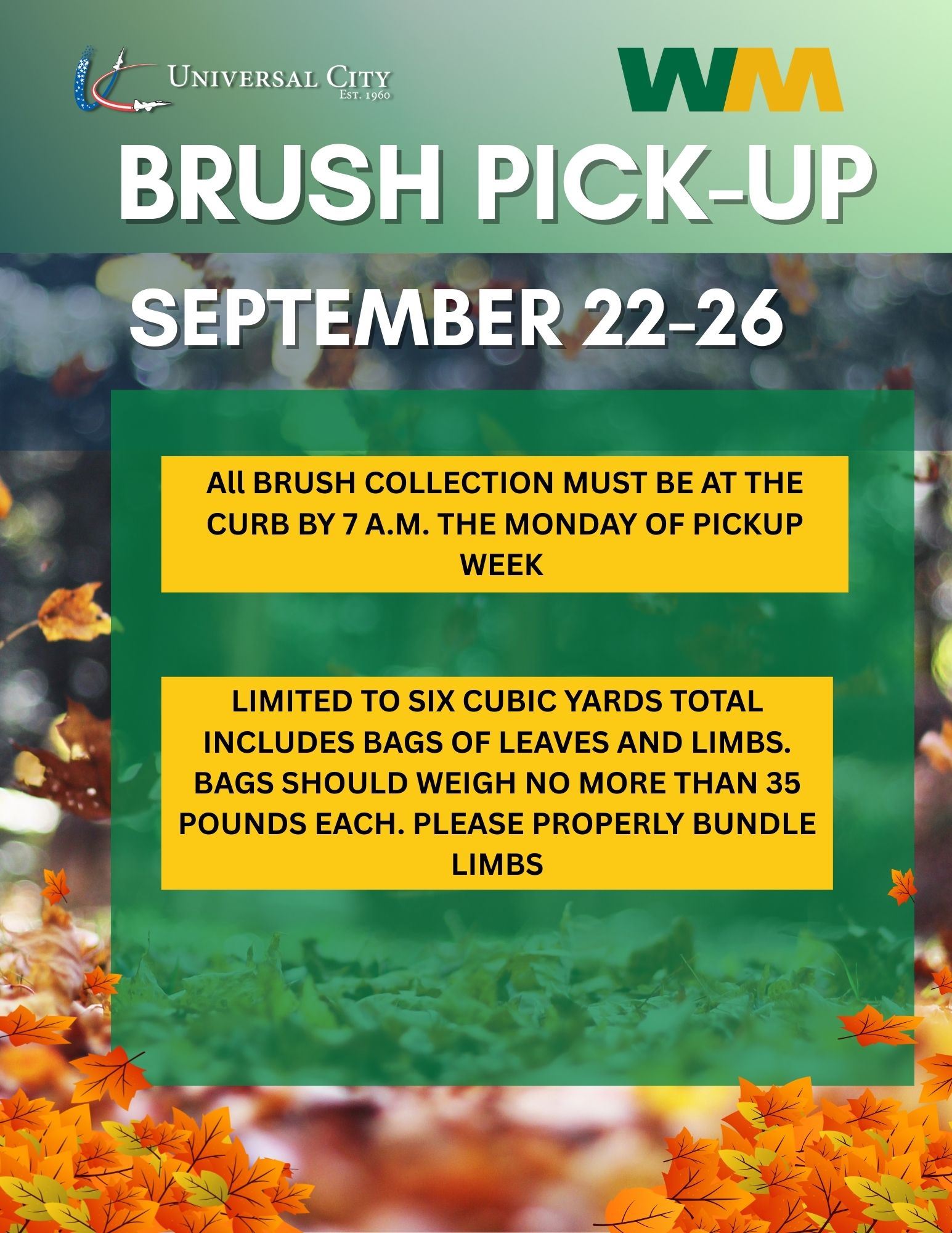 September Brush Pickup