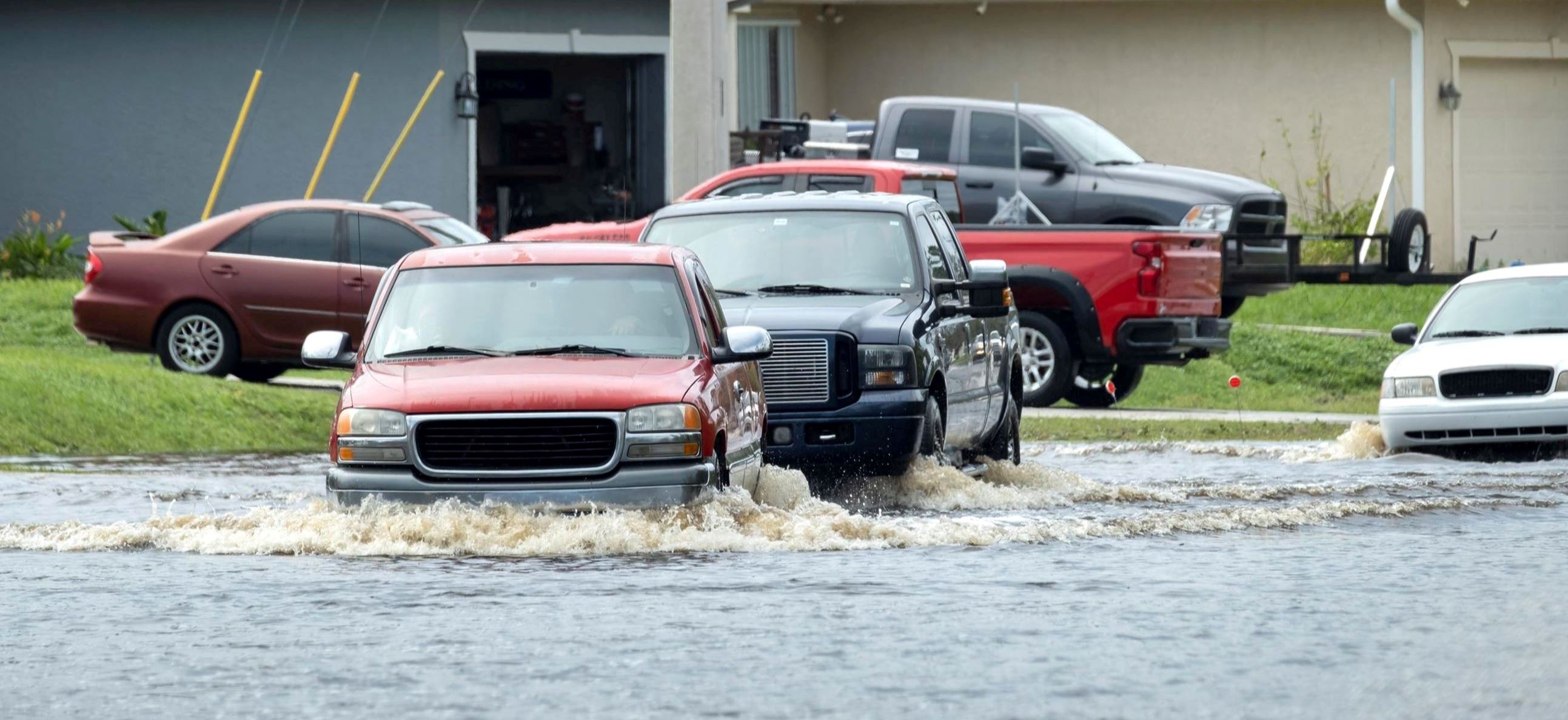 Driving Through Flood